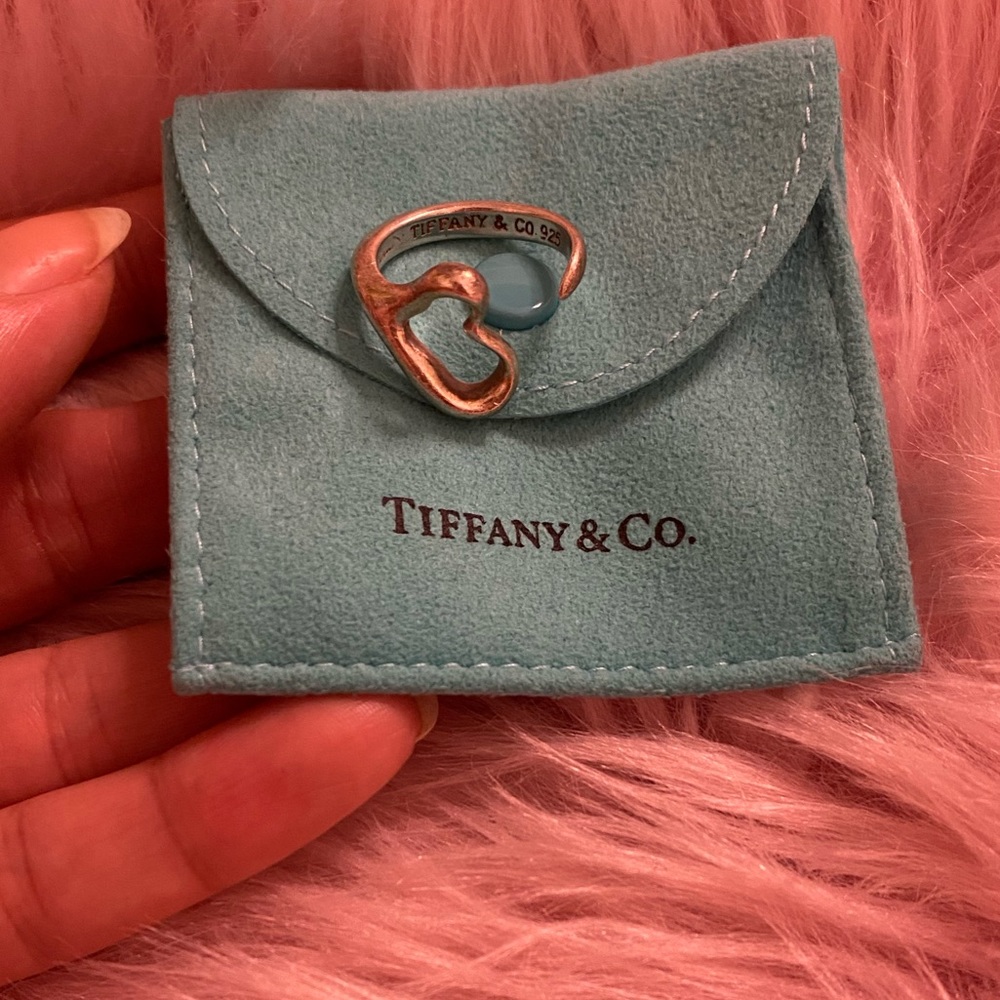 Tiffany&co Open Heart Ring size 7